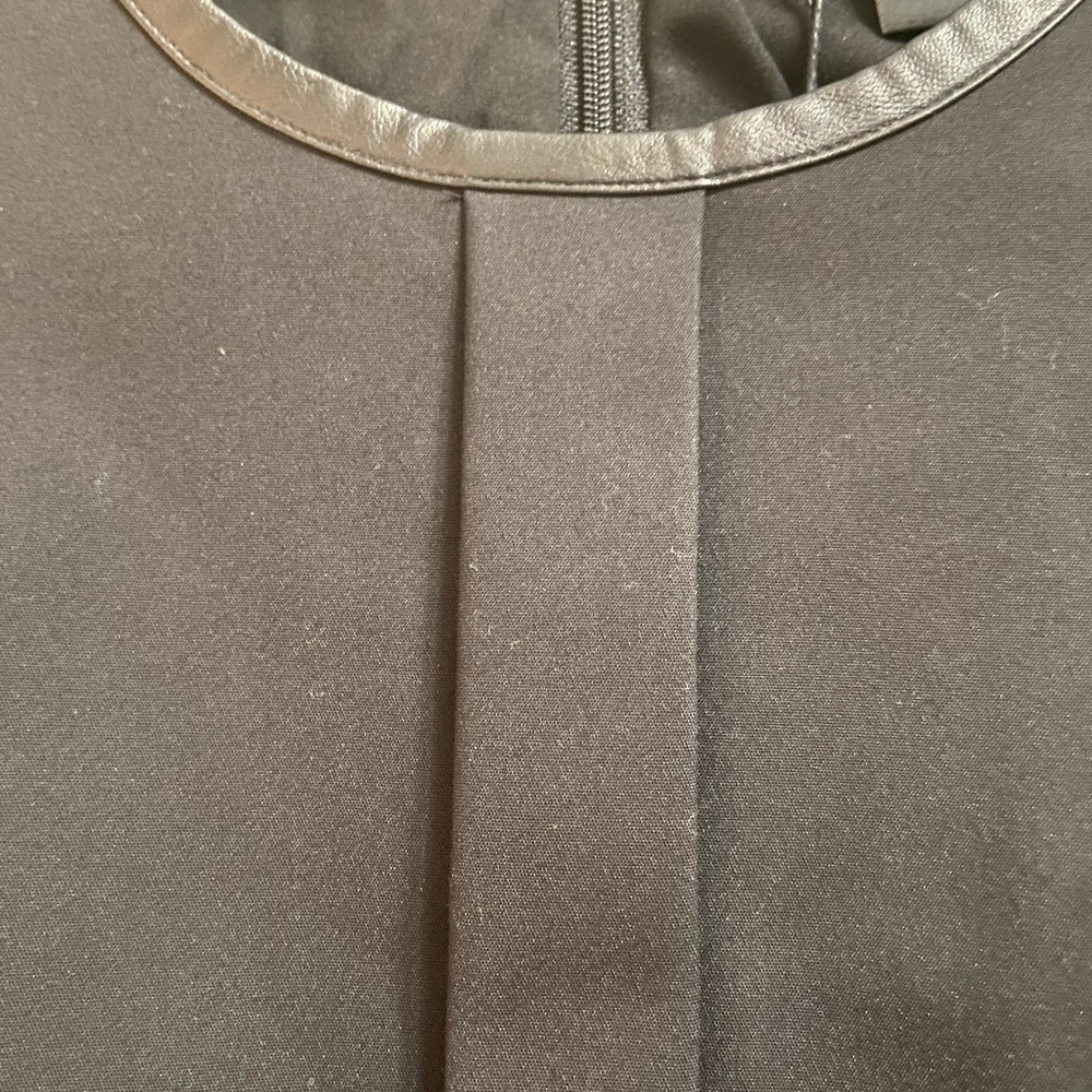 Armani Exchange Faux-Leather Mini Dress, Size 10 - Picture 5 of 13
